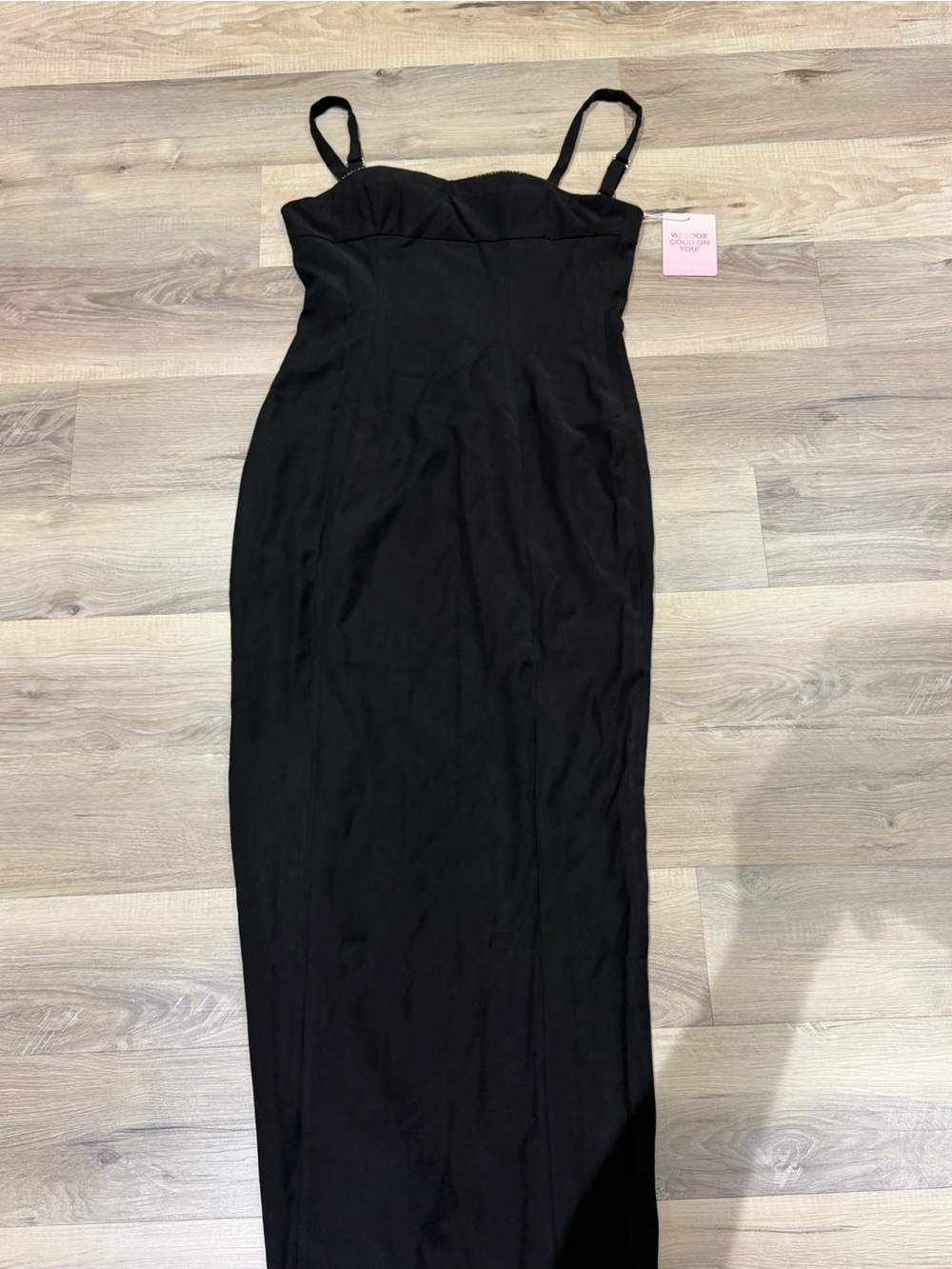 Hello Molly Black Strappy Maxi Dress